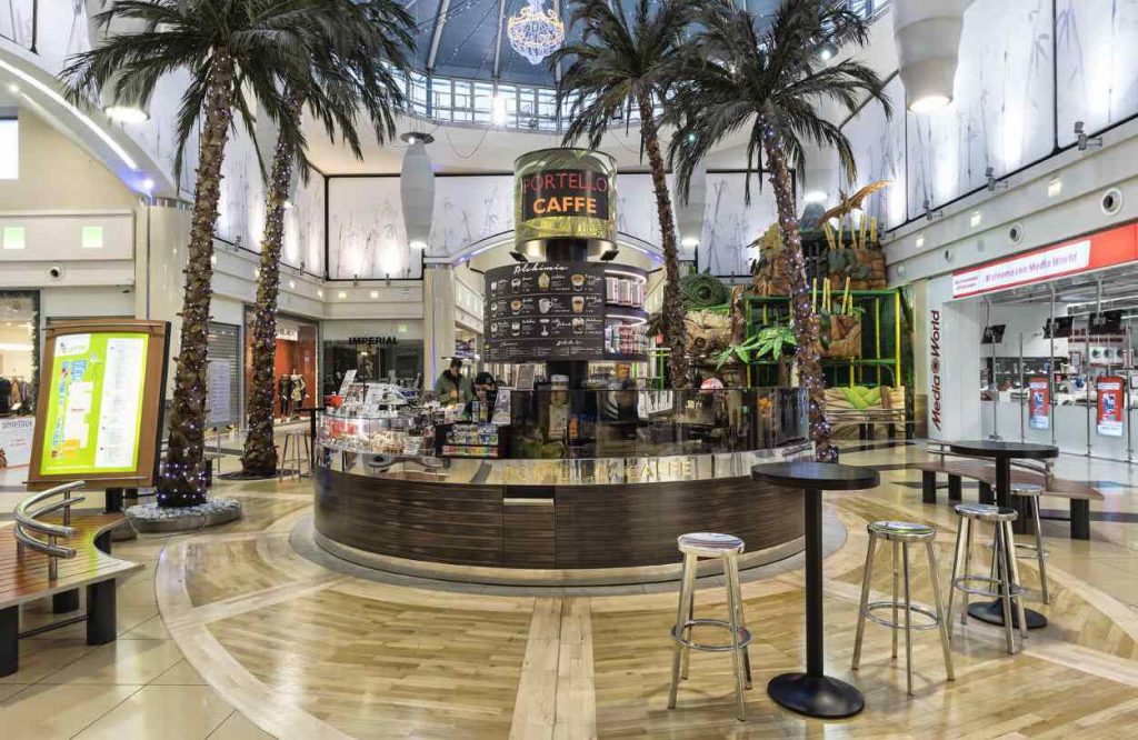 barman dove centro commerciale