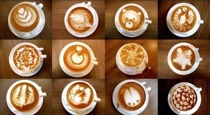 latte art mano libera