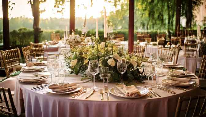 mise-en-place matrimonio