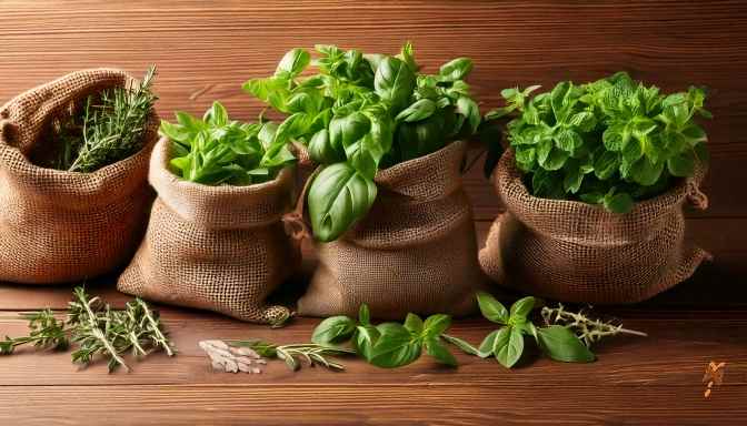 guarnizioni erbe aromatiche