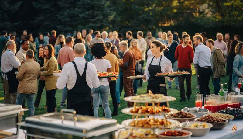 modi servizio buffet standing