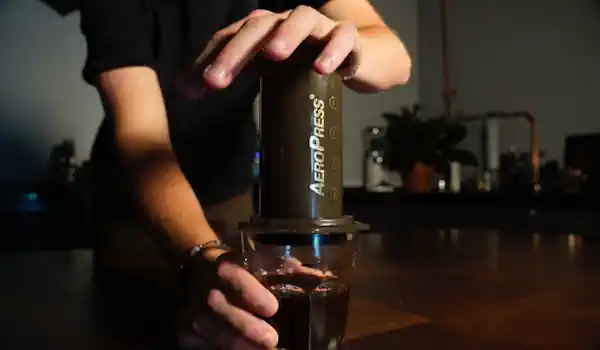 estrazione caffè aeropress